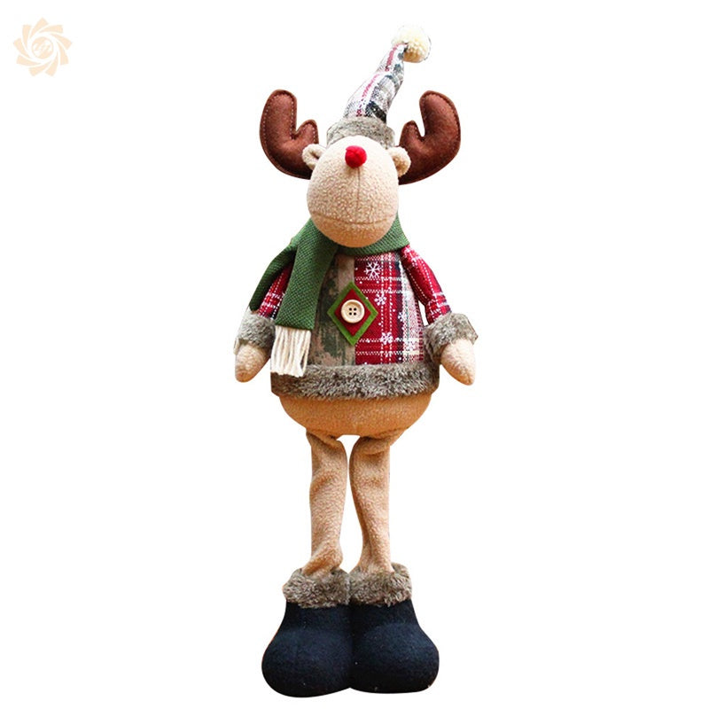 Kit 3 Bonecos de Natal (Papai Noel + Boneco de Neve + Rena) — 48cm