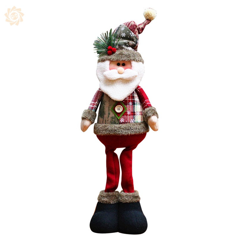 Kit 3 Bonecos de Natal (Papai Noel + Boneco de Neve + Rena) — 48cm