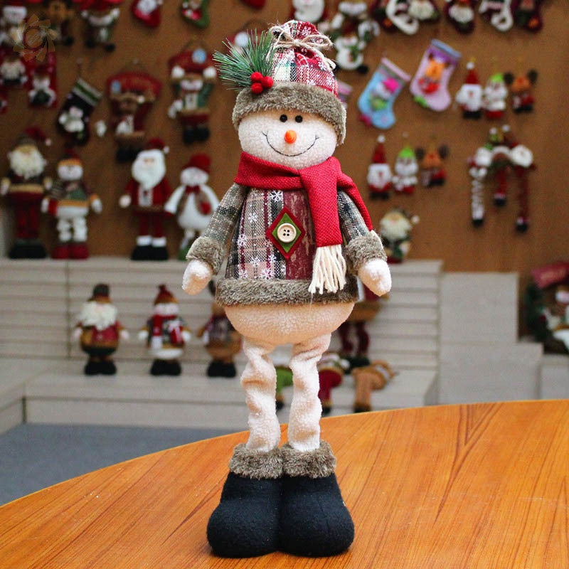 Kit 3 Bonecos de Natal (Papai Noel + Boneco de Neve + Rena) — 48cm