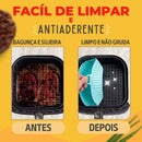 Kit 6 Cestos de Silicone Antiaderente para AirFryer
