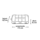 Kit Parafusos Chipboard Philips + Buchas + Estojo Organizador (300 Peças)