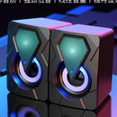 Caixa de Som PC Gamer RGB Estéreo 2.0