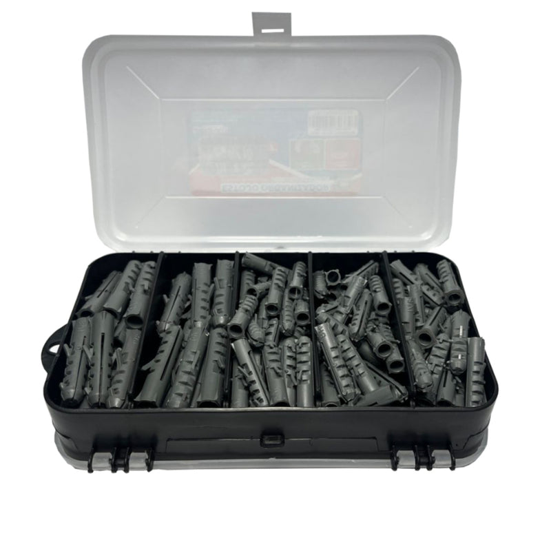 Kit Parafusos Chipboard Philips + Buchas + Estojo Organizador (300 Peças)