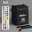 Estojo de Canetinhas Escolar com Ponta Dupla (24-80 Cores)