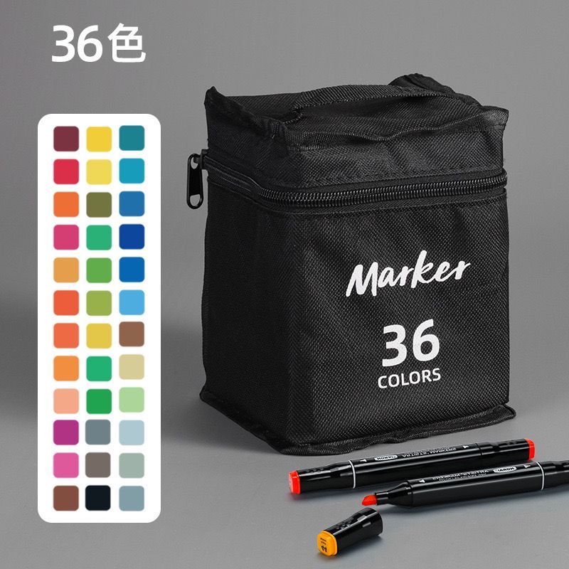 Estojo de Canetinhas Escolar com Ponta Dupla (24-80 Cores)