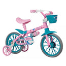 Bicicleta Infantil Nathor Aro 12 com Rodinhas e Para-Lama
