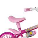 Bicicleta Infantil Aro 12 Nathor FLOWER com Cestinha e Rodinhas