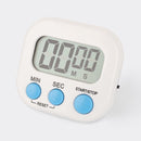 Kit 2 Timers Digitais de Cozinha com Alarme (Branco)