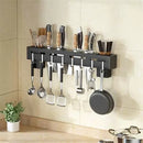 Suporte para Armazenamento de Facas com Ganchos (Aço Inox)