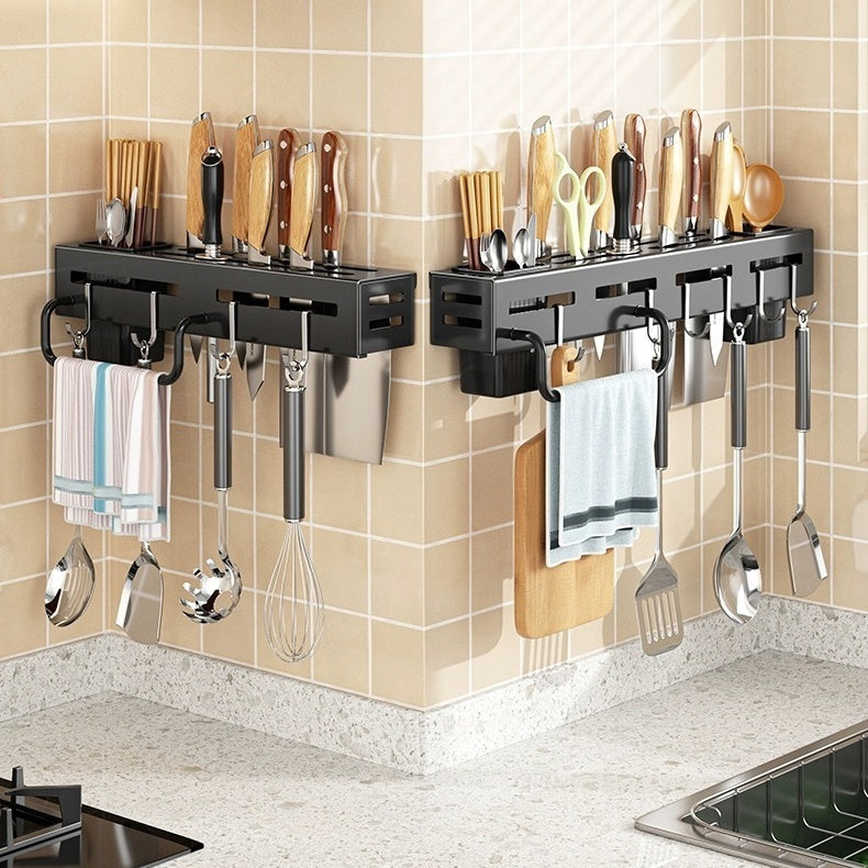 Suporte para Armazenamento de Facas com Ganchos (Aço Inox)