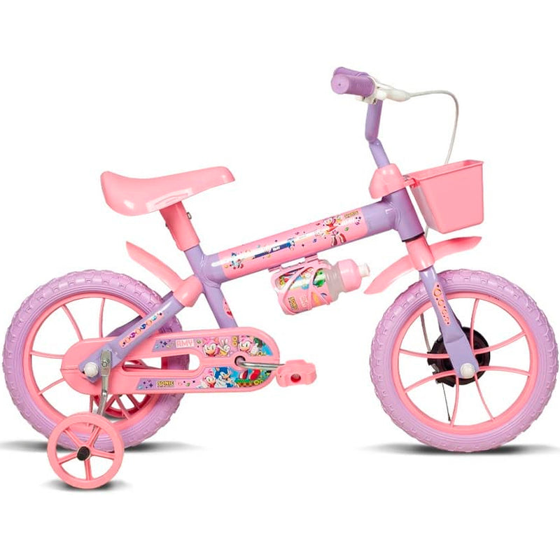 Bicicleta Infantil Nathor Aro 12 com Rodinhas e Para-Lama