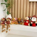 Enfeite Decorativo de Natal Pendente: Ursinho com Gorro e Cachecol