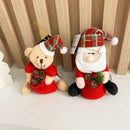 Enfeite Decorativo de Natal Pendente: Ursinho com Gorro e Cachecol