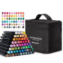 Estojo de Canetinhas Escolar com Ponta Dupla (24-80 Cores)