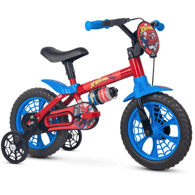 Bicicleta Infantil Nathor Aro 12 com Rodinhas e Para-Lama