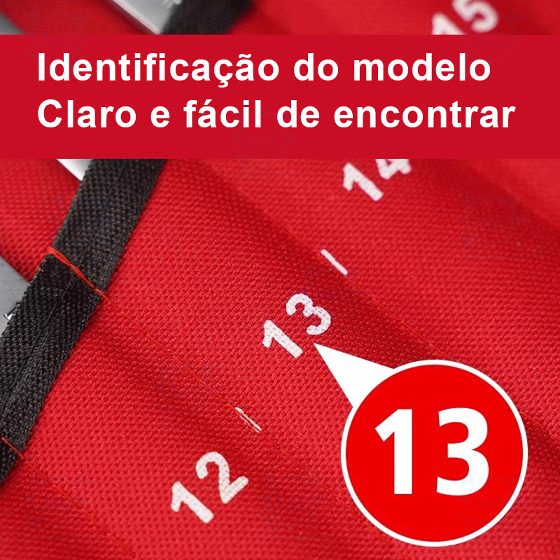 Jogo de Chaves Combinadas Boca Estrela Profissional - 14 Peças