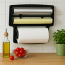 Porta Papel Toalha Triplo 3 em 1 (PRETO)