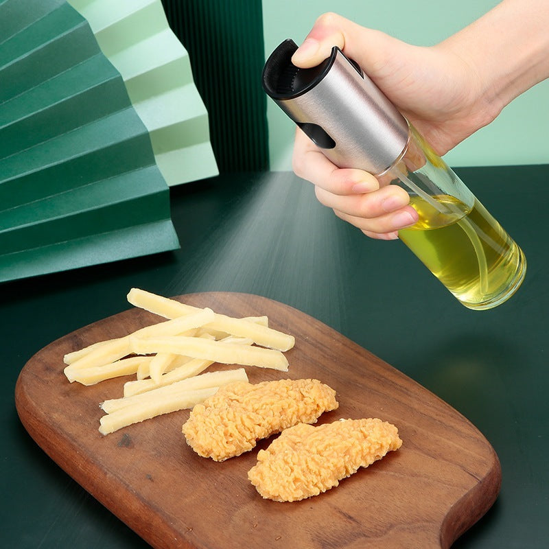 Borrifador de Azeite Premium 100ml – 1/2/3 Peças | Pulverizador Culinário Antidesperdício!