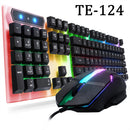 Kit Gamer Teclado Semi Mecânico + Mouse 2400 DPI RGB