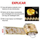 10M Laços de Fita de Natal com 100 Luzes LED Fada