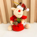 Enfeite Decorativo de Natal Pendente: Ursinho com Gorro e Cachecol