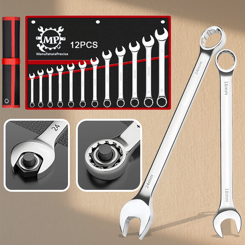 Jogo de Chaves Combinadas Boca Estrela Profissional - 14 Peças