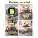 Fatiador Profissional Multifuncional 16-em-1 (Aço Inoxidável)