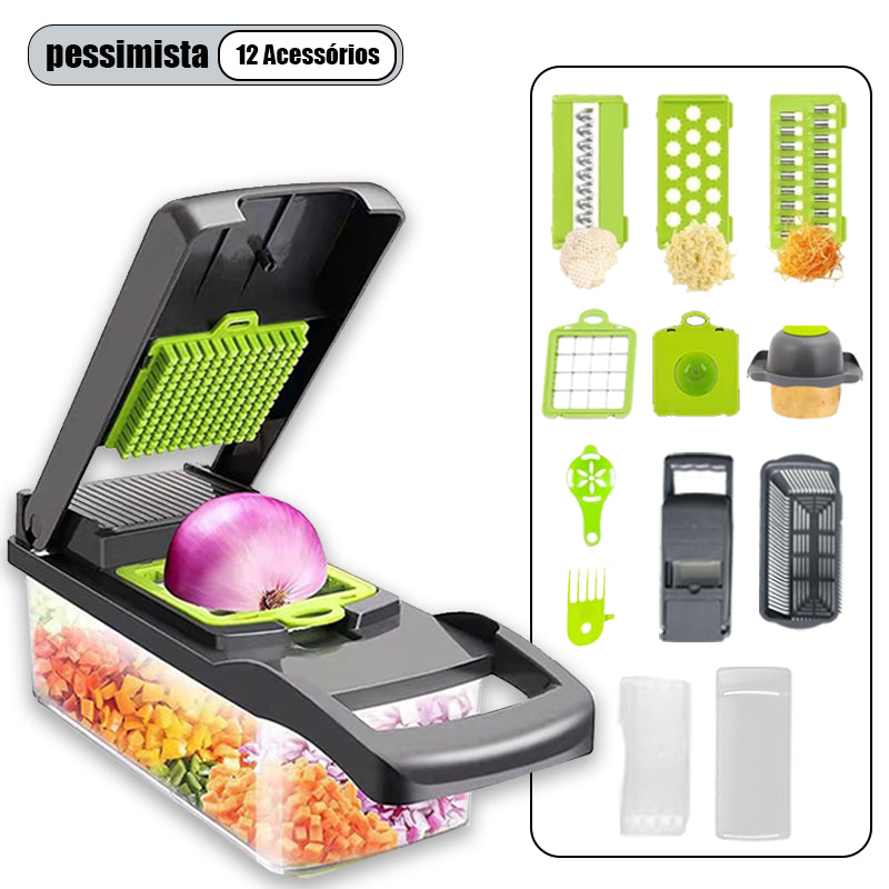 Fatiador Profissional Multifuncional 16-em-1 (Aço Inoxidável)