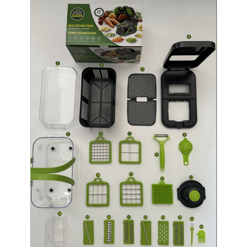 Fatiador Profissional Multifuncional 16-em-1 (Aço Inoxidável)