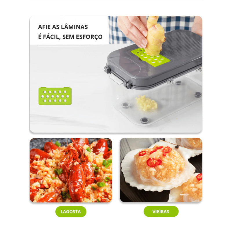 Fatiador Profissional Multifuncional 16-em-1 (Aço Inoxidável)