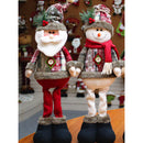 Kit 3 Bonecos de Natal (Papai Noel + Boneco de Neve + Rena) — 48cm