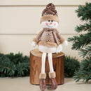 Kit 3 Bonecos de Natal (Papai Noel + Boneco de Neve + Rena) — 48cm