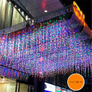 Cascata 400 LEDs 10m (Fixo ou 8 Funções • 110V/220V)