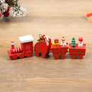 Trem de Madeira Decorativo de Natal