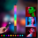 Bastão de LED Fotografia RGB Light Stick Portátil com Controle e Tripé de 2 Metros