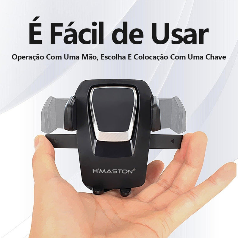 H'Maston CJ-02 Suporte Veicular Universal 360° com Trava Automática