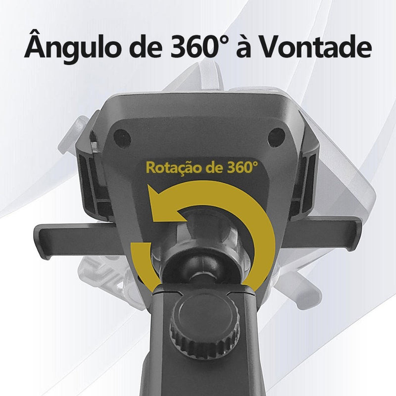 H'Maston CJ-02 Suporte Veicular Universal 360° com Trava Automática