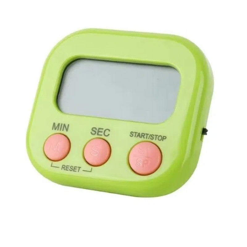 Kit 2 Timers Digitais de Cozinha com Alarme (Branco)