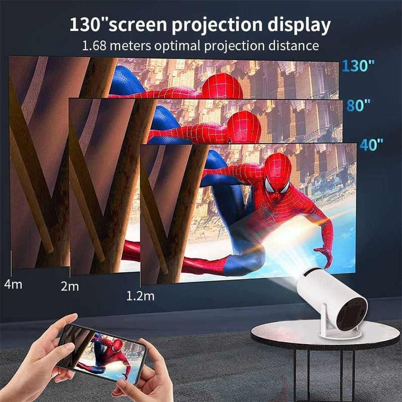Projetor HY300 PRO 4K 150" (Android 11 + Wi-Fi 5G)