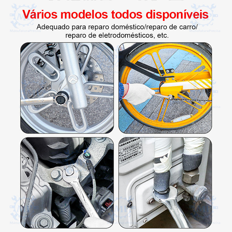 Jogo de Chaves Combinadas Boca Estrela Profissional - 14 Peças