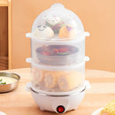 Cozedor Elétrico Multifuncional de Ovos, Milho e Vapor