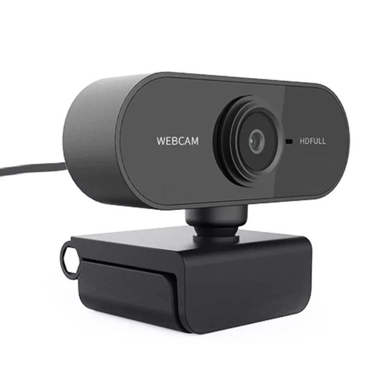 Webcam Full HD 1080p com Microfone Embutido – Plug & Play
