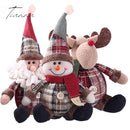 Bonecos Decorativos de Natal: Papai Noel, Boneco de Neve e Alce