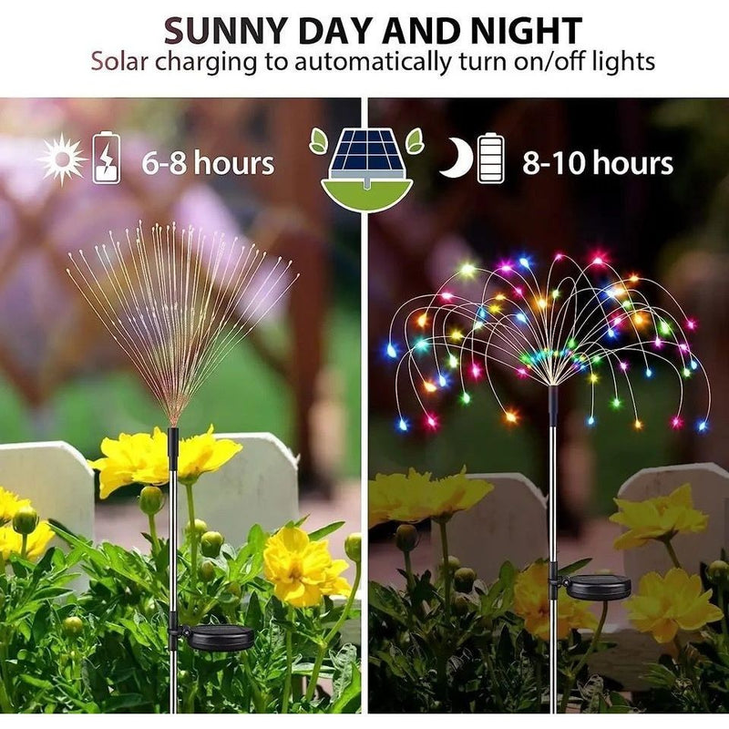 Luzes de Fogos de Artifício Solar LED