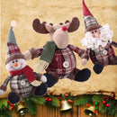 Bonecos Decorativos de Natal: Papai Noel, Boneco de Neve e Alce