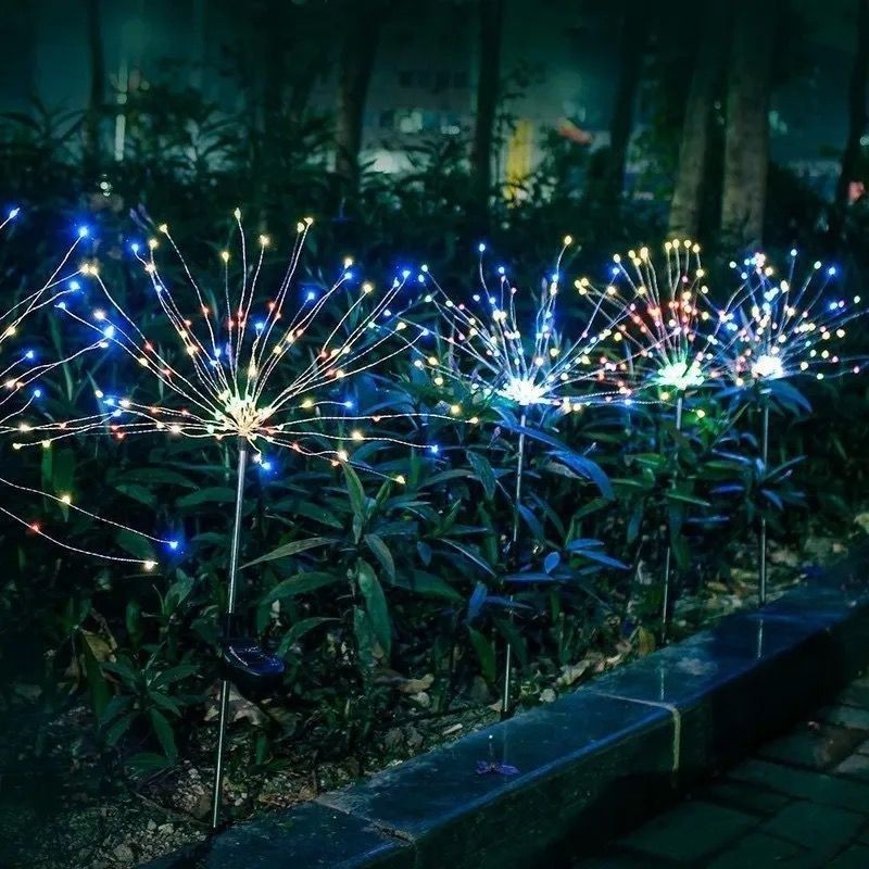 Luzes de Fogos de Artifício Solar LED