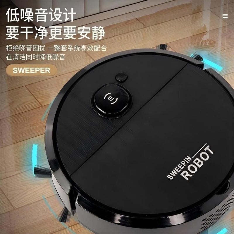 Robô Varredora/Aspirador de Pó Automático 3 em 1 - Inteligente e Silencioso