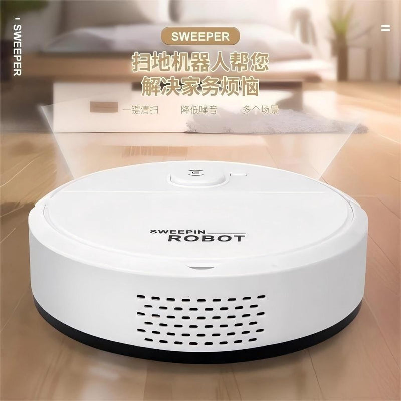 Robô Varredora/Aspirador de Pó Automático 3 em 1 - Inteligente e Silencioso