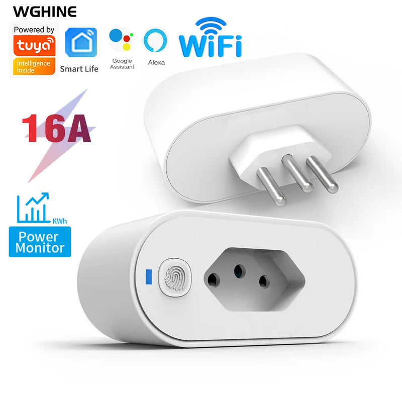 Tomada Inteligente Wi-Fi Smart Plug Tuya / Smart Life – 16A