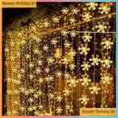 Luzes de Corda LED em Forma de Floco de Neve - 6 Metros